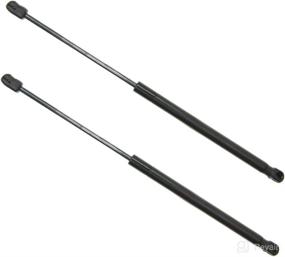 img 4 attached to 🚗 Pair of 17.87 Inch Rear Window Glass Lift Supports for 2009-2013 Pilot - Shock Gas Spring Prop Rod