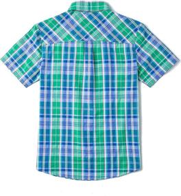 img 2 attached to Tronjori Boys' Clothing - Short 👕 Sleeve Button Woven Tops, Tees & Shirts