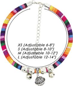 img 3 attached to Rainbow Necklace Puppies Adjustable Chihuahua