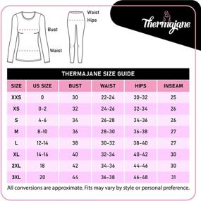img 1 attached to Women'S Fleece-Lined Thermal Underwear Set With Scoop Neck Base Layer For Cold Weather Sleeping And Lounging - Thermajane