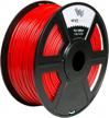 wyzworks red pla 3d printer filament 3.00mm, 1kg / 2.2lb - multiple color options available logo