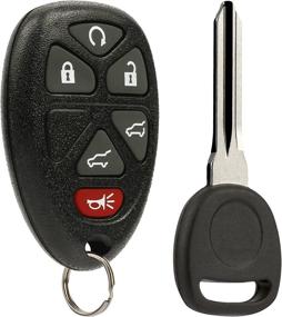 img 1 attached to Ignition Key Key Fob Keyless Entry Remote Fits 2007-2014 Chevy Tahoe Suburban / 2007-2014 Cadillac Escalade / 2007-2014 GMC Yukon (Fits Part # 15913427