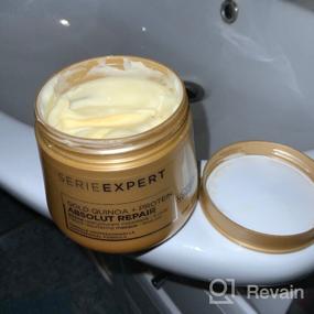 img 7 attached to «🧖 L'Oreal Serie Expert Absolut Repair Resurfacing Gold Quinoa Protein Mask - 250 мл, для интенсивного восстановления волос»