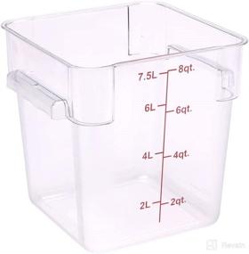 img 4 attached to Bucket Square Marinating Container Built Storage & Organization