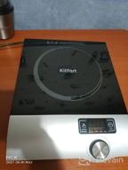 img 3 attached to Induction cooker Kitfort KT-108, silver review by Barbara Turczyk ᠌