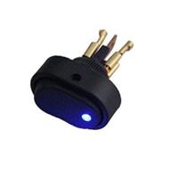 illuminate your ride with hotsystem's blue led toggle switch - perfect for car, motorcycle, boat, and more! логотип