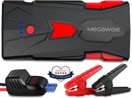 megawise car battery jump starter - 1500a peak 16800mah portable power pack for up to 7l gas or 5l diesel engines, dual usb outputs, auto battery booster [2021 upgraded model] logo