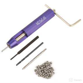 img 4 attached to 🔧 Premium 50pcs Stainless Steel Thread Repair Kit - Restoring Damaged Wires in Steel, Iron, Aluminum - M2.5 x 2D Coiled Insert Combination Tool Set
