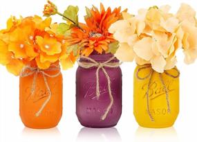img 4 attached to Fall Into Cozy With Harvest Mason Jars: Perfect For Your Dining Room And Living Room Decor