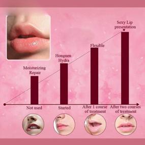img 2 attached to Get Sexy & Smooth Lips With 30-Piece Collagen Crystal Pink Lip Mask For Ultimate Moisturization & Anti-Aging Benefits