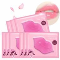 get sexy & smooth lips with 30-piece collagen crystal pink lip mask for ultimate moisturization & anti-aging benefits logo