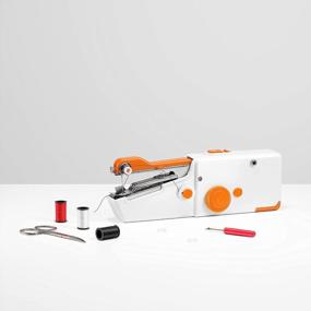 img 2 attached to 🧵 Yeahloop Handheld Sewing Machine: Mini Portable Handle Sewing Machine with Sewing Kit - Quick Stitch Tool for Fabric Clothing, Kids Cloth, Pet Clothes