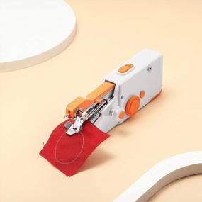 img 4 attached to 🧵 Yeahloop Handheld Sewing Machine: Mini Portable Handle Sewing Machine with Sewing Kit - Quick Stitch Tool for Fabric Clothing, Kids Cloth, Pet Clothes