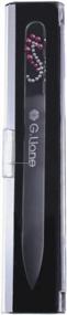 img 4 attached to G.Liane'S Elegant Glass Nail File With Austria Crystals In Aluminum Case - Ideal Manicure Set For Women, Men And Kids