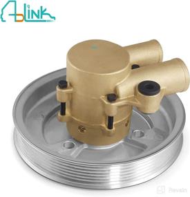 img 4 attached to AULINK 21212799 Volvo Penta 4.3 5.0 5.7 V8 V6 Sea Water Pump – OE Replacement, Replaces 3812519 Crankshaft Mounted Sea Pump