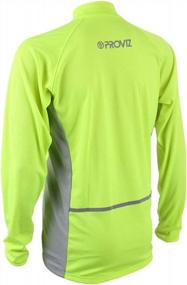 img 3 attached to Stay Safe And Stylish With Proviz Classic Men'S Long Sleeve Sportswear T-Shirt For Running And Cycling