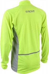 img 2 attached to Stay Safe And Stylish With Proviz Classic Men'S Long Sleeve Sportswear T-Shirt For Running And Cycling