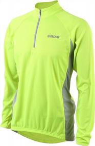 img 4 attached to Stay Safe And Stylish With Proviz Classic Men'S Long Sleeve Sportswear T-Shirt For Running And Cycling
