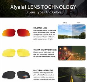 img 3 attached to Enhance Your Performance With Xiyalai Polarized Cycling Glasses - 3 Interchangeable Lenses For Men And Women