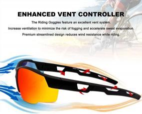 img 1 attached to Enhance Your Performance With Xiyalai Polarized Cycling Glasses - 3 Interchangeable Lenses For Men And Women