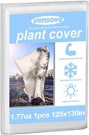 plant covers freeze protection - 1.77oz 125x130 inch tree cover rectangle frost protection blankets for plants, reusable shrub jakets covers for winter, with drawstring and zipper(1 pack) logo