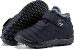 img 4 attached to Winter Toddler Comfortable Outdoor Walking Boys' Shoes ~ Outdoor