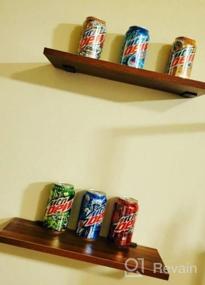 img 6 attached to Upsimples Set Of 5 Sturdy Floating Shelves For Stylish Wall Décor And Functional Storage