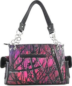 img 1 attached to Justin West Camouflage Rhinestone Crossbody Women's Handbags & Wallets : Crossbody Bags