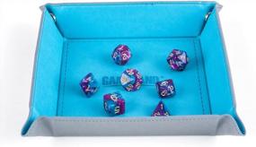 img 2 attached to Lanteso GAMELAND Dice Folding Tray, Dice Box, Dice Holder, Storage Box For For RPG Table Games Folds Flat, Fits In Board Game Box For Roleplaying RPG