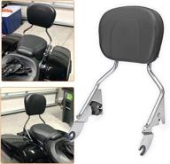 🏍️ mofun detachable sissy bar chrome backrest for harley touring road king electra road street glide (2009-2022) логотип