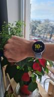 img 1 attached to SAMSUNG Galaxy Watch Active2 (Aqua Black, R820-44mm) 📱 with Bluetooth, Silicon Strap, and Aluminum Bezel - International review by Goro Honda ᠌