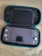 img 1 attached to Organize Your Nintendo Switch Lite On-The-Go With ButterFox Slim Carrying Case In Coral/Gray With Game & SD Card Slots! review by Eddie Breezy