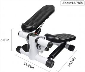 img 3 attached to Get Fit Anywhere With Nisorpa'S Portable Stair Stepper And Resistance Bands