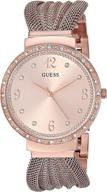 guess womens stainless crystal accented women's watches via wrist watches логотип