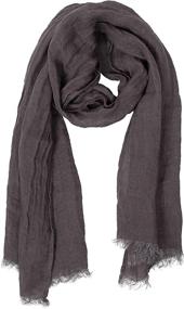 img 4 attached to 🧣 Linen Scarves for Women – 100-Scarf Collection by Scarves & Wraps – Women's Fashion Accessories