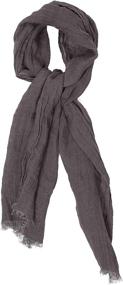 img 3 attached to 🧣 Linen Scarves for Women – 100-Scarf Collection by Scarves & Wraps – Women's Fashion Accessories