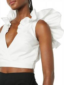 img 1 attached to Creating A Ruffle Cropped Top Like Sienna'S Winning Look On Making The Cut Season 3 Episode 1