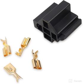 img 2 attached to 🔌 EHDIS 30A/40A 5 Pin Relay Connector Socket with 5 x 6.3mm Terminals, Car Truck Vehicle Relay Case Holder, Pack of 2: High-Quality Relay Connectors for Automotive Application