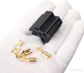 img 3 attached to 🔌 EHDIS 30A/40A 5 Pin Relay Connector Socket with 5 x 6.3mm Terminals, Car Truck Vehicle Relay Case Holder, Pack of 2: High-Quality Relay Connectors for Automotive Application