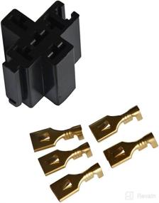 img 1 attached to 🔌 EHDIS 30A/40A 5 Pin Relay Connector Socket with 5 x 6.3mm Terminals, Car Truck Vehicle Relay Case Holder, Pack of 2: High-Quality Relay Connectors for Automotive Application