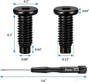 img 1 attached to 🔩 Lowes Hardware Bundle: Replacement Security Screws & Bolts with Torx and Screwdriver for Ring Doorbell