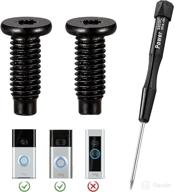 🔩 lowes hardware bundle: replacement security screws & bolts with torx and screwdriver for ring doorbell логотип