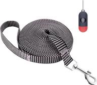 🐕 extended-length dog training leash - 20ft, 30ft, 50ft, and 100ft, obedience and recall training agility lead for small, medium, and large dogs, long line rope for puppies logo