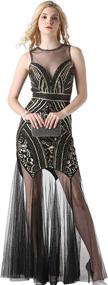 img 4 attached to Sequin Gatsby Evening Wedding Dresses Women's Clothing ~ Dresses