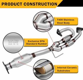 img 3 attached to High-Quality Direct-Fit Catalytic Converter For Murano 3.5L - EPA Compliant By AUTOSAVER88