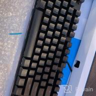 img 1 attached to LeadsaiL Gaming Keyboard Compact Tenkeyless Mechanical Keyboard,RGB Rainbow LED Backlit Floating Keyboard With Blue Switch, 87 Keys Anti-Ghosting, Ergonomic, Water Resistant For Windows PC/Mac Gaming review by Rodney Mendoza