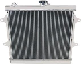 img 3 attached to 🔥 CoolingSky 4 Row All Aluminum Radiator - Direct Replacement for Toyota Pickup & 4Runner 2.4L MT (1984-1995)