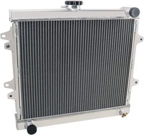 img 2 attached to 🔥 CoolingSky 4 Row All Aluminum Radiator - Direct Replacement for Toyota Pickup & 4Runner 2.4L MT (1984-1995)