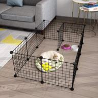 create a safe haven for your pet with langria 24 pcs diy pet playpen - perfect for guinea pigs and puppies! logo
