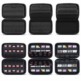 img 3 attached to Организуйте свои игры Nintendo с помощью футляра для хранения Sisma на 72 игры: совместим с картриджами Switch и DS 3DS - серый
